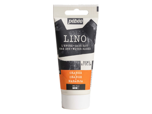 Farba tusz do linorytu Lino - Pébéo - Orange 80 ml
