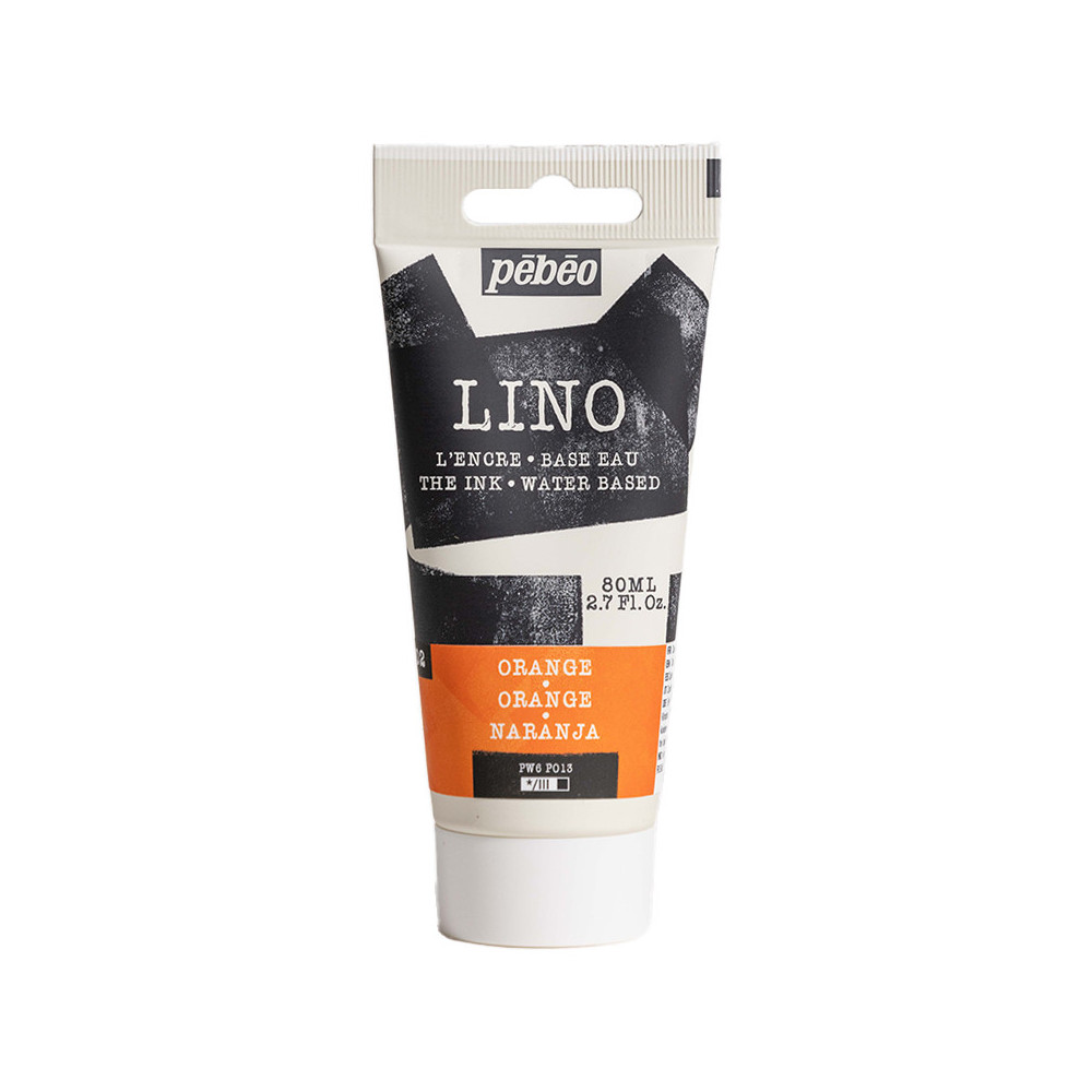 Block Printing Ink - Pébéo - Orange 80 ml