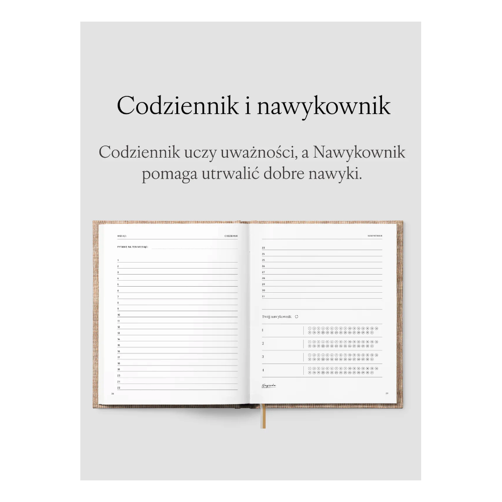 Planer Jaśnie Plan niedatowany - grafitowy