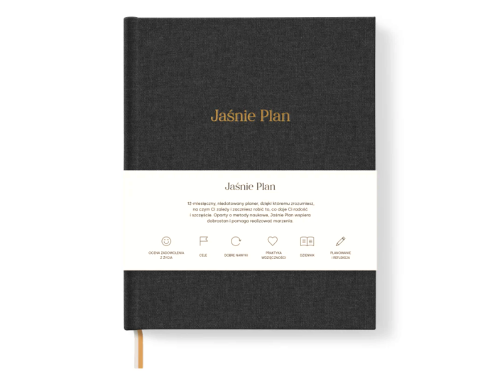 Planer Jaśnie Plan niedatowany - grafitowy
