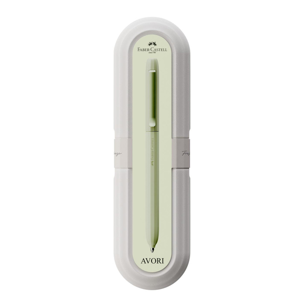 Avori ballpoint pen M with case - Faber-Castell - Fresh Breeze