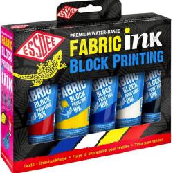 Set of Fabric Printing Inks - Essdee - 5 x 100 ml