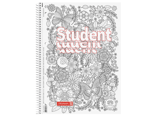 Spiral ruled notebook Student Lew A4 - Brunnen - 90 g/m2 80 sheets