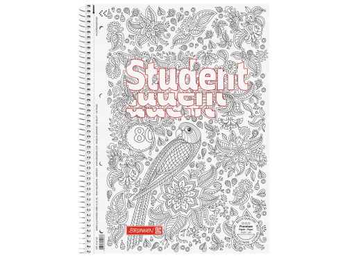 Kołozeszyt w linie Student Papuga A4 - Brunnen - 90 g/m2 80 ark.