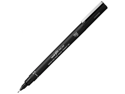 Fineliner Pen UNI PIN 004-200 Black