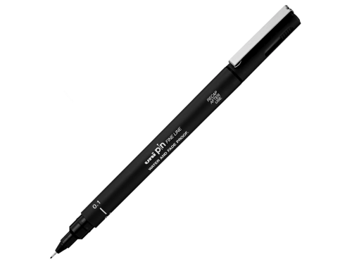 Fineliner Pen Pin 200 - Uni - black, 0,01 mm