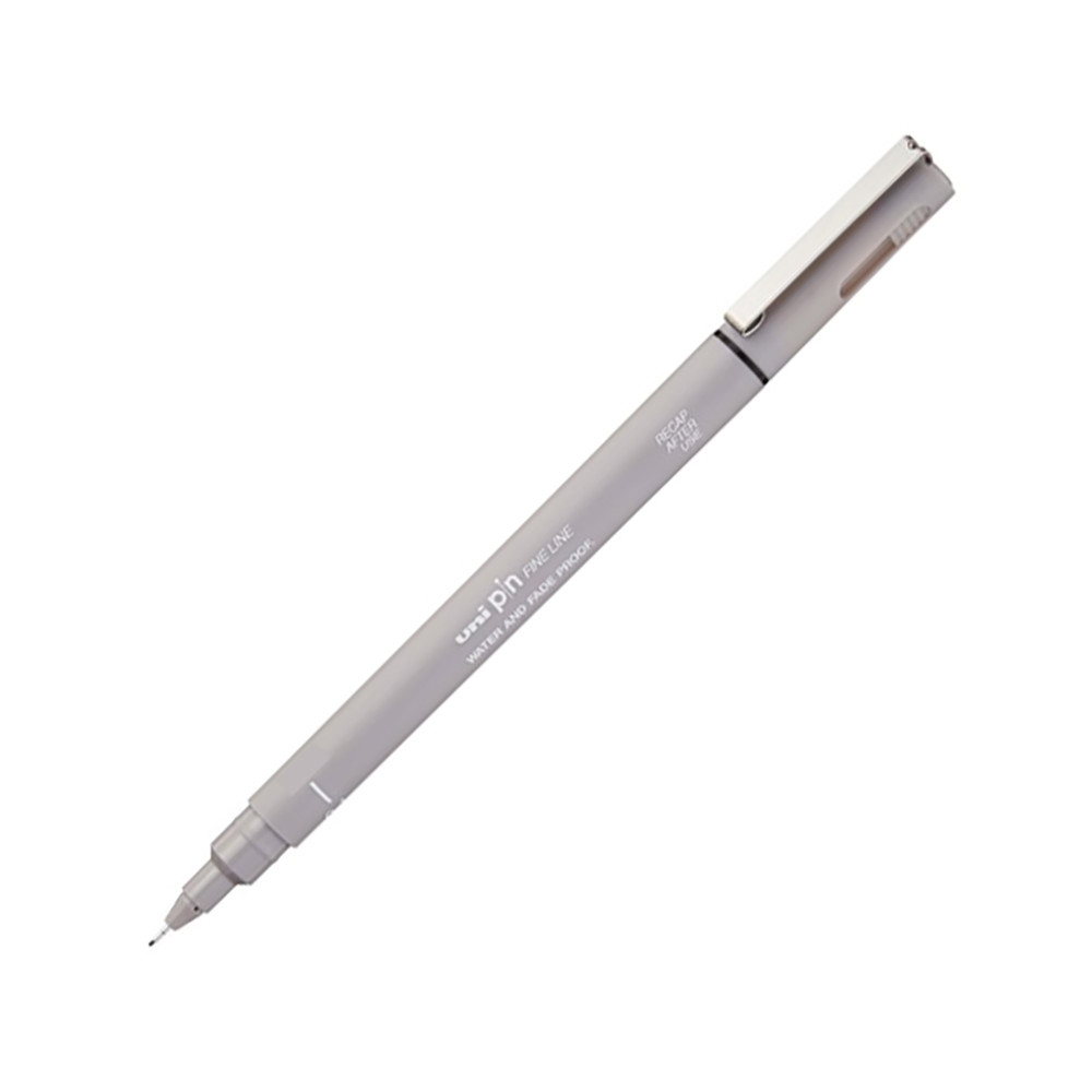 Fineliner Pen UNI PIN 001-200 light grey