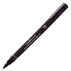 Fineliner Pen UNI PIN 005-200 Black