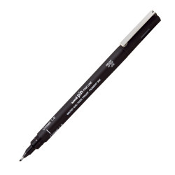 Fineliner pen Pin CS1-200 - Uni - black, chisel, 1 mm