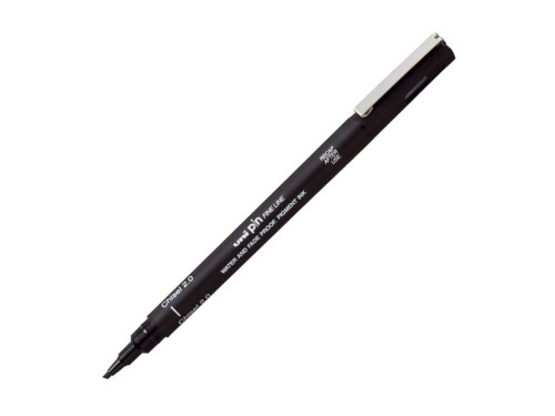 Fineliner pen Pin CS2-200 - Uni - black, chisel, 2 mm