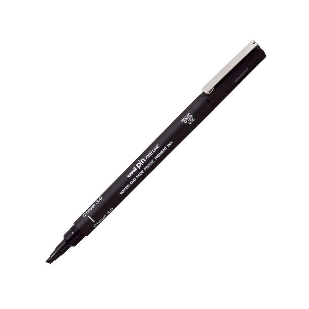 Cienkopis kreślarski Pin CS3-200 - Uni - czarny ścięty 3 mm