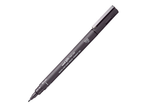 Fineliner Pen Pin Brush 200 - Uni - dark grey