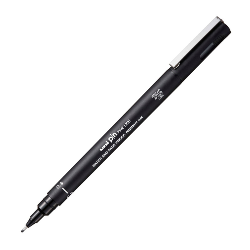 Fineliner Pen Pin 200 - Uni - black 0,9 mm