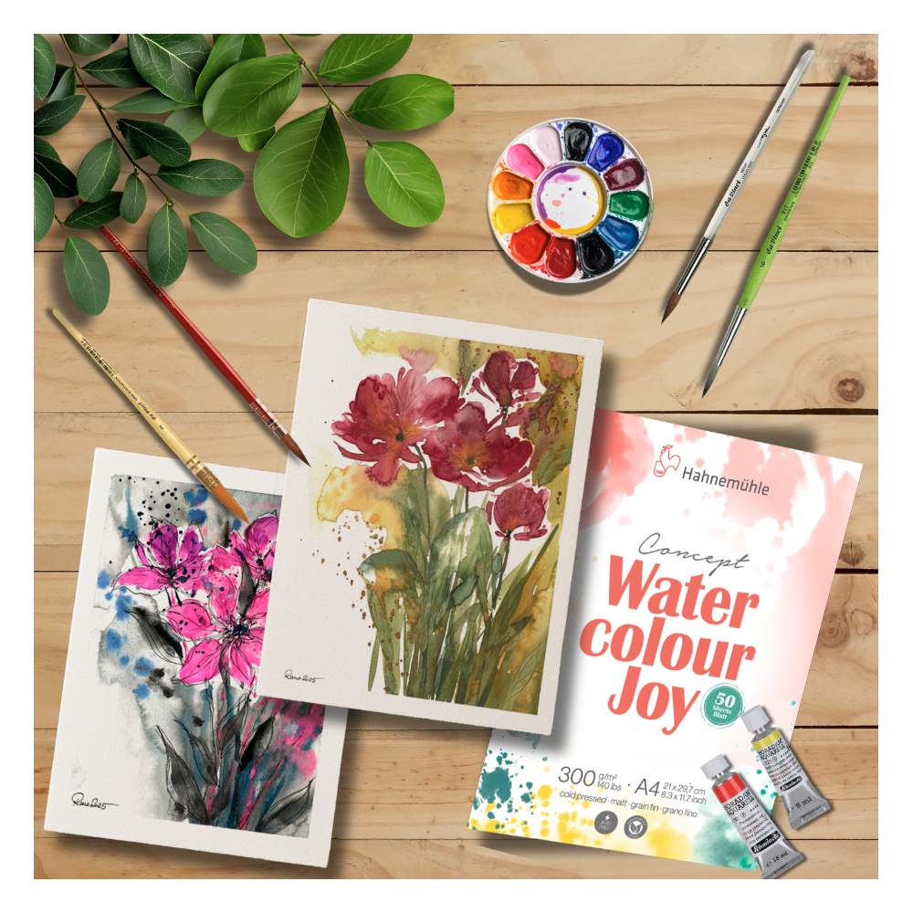 Blok do akwareli Watercolour Joy A4 - Hahnemühle - 300 g 50 ark.