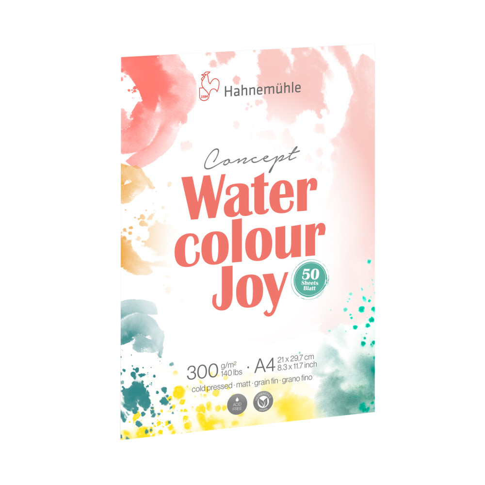 Blok do akwareli Watercolour Joy A4 - Hahnemühle - 300 g 50 ark.