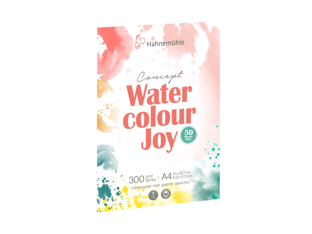 Watercolour Joy paper pad A4 - Hahnemühle - 300 g 50 sheets