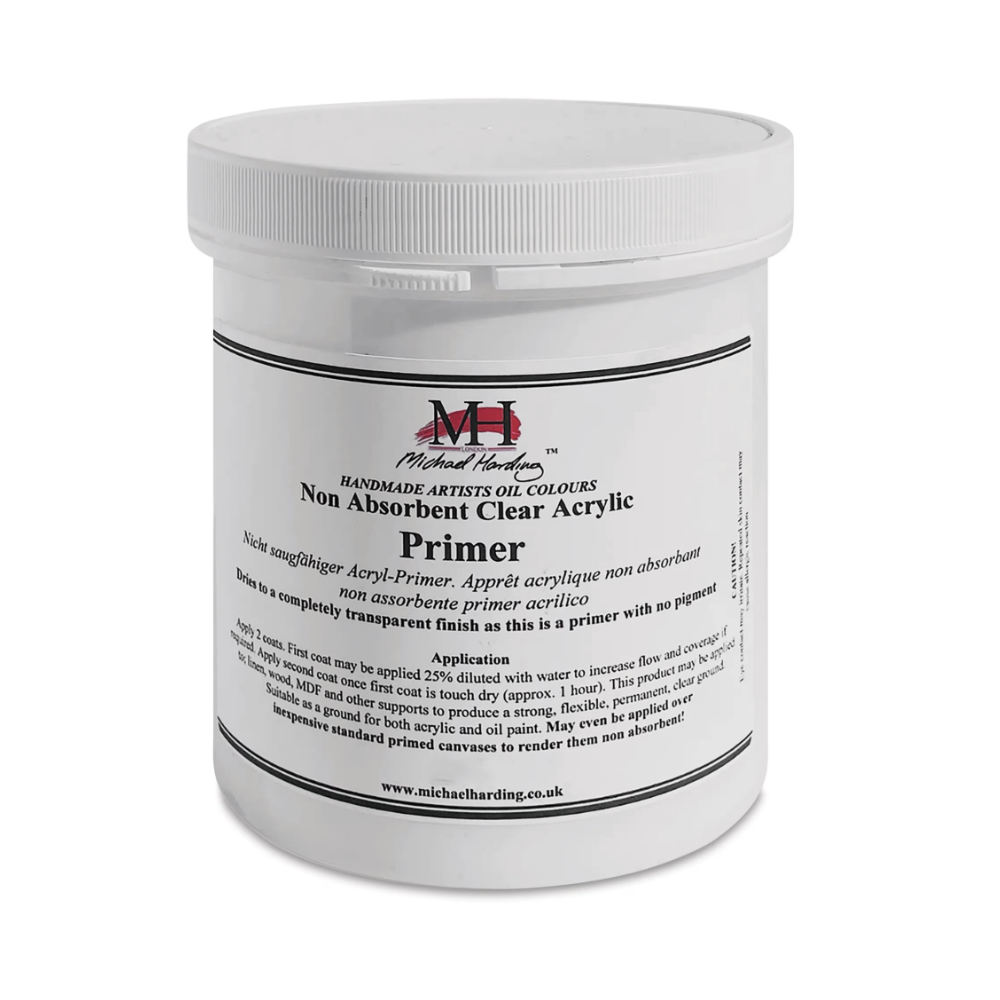 Non-Absorbent Acrylic Primer - Michael Harding - White 500 ml