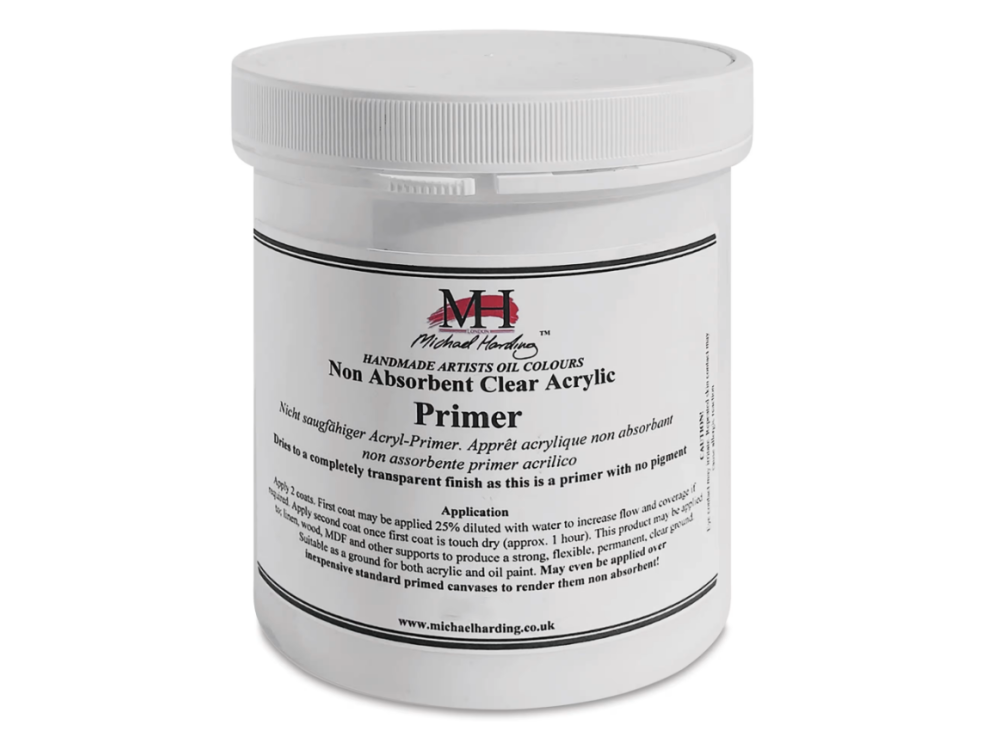 Non-Absorbent Acrylic Primer - Michael Harding - White 500 ml