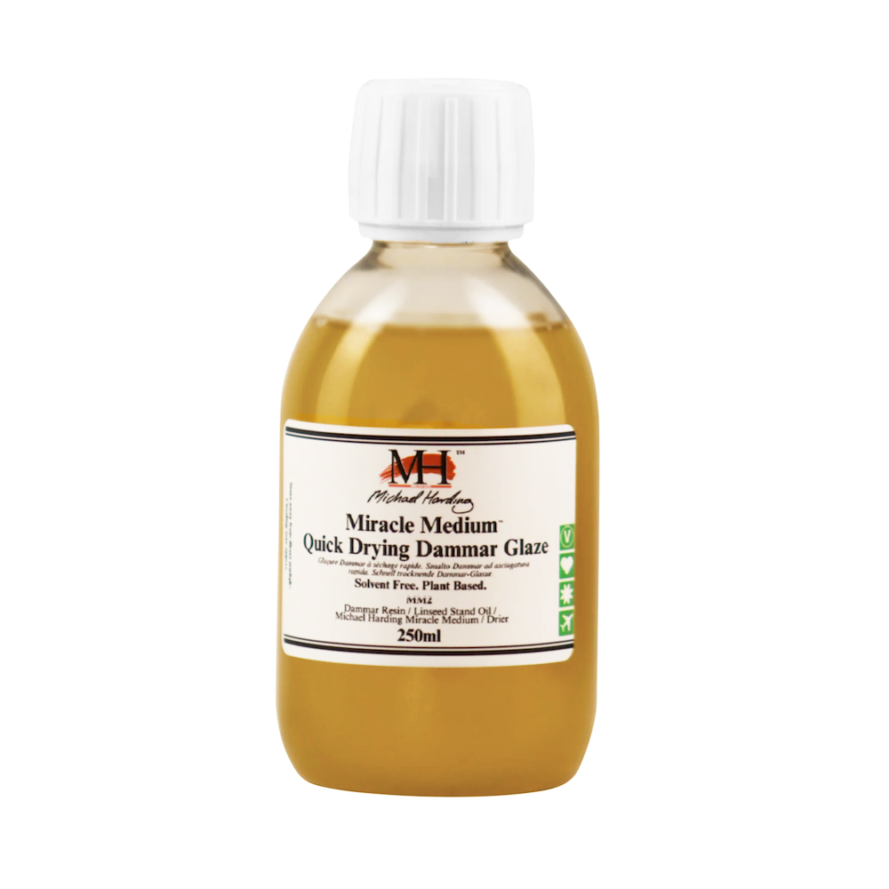 Quick drying dammar glaze Miracle Medium MM2 - Michael Harding - 250 ml