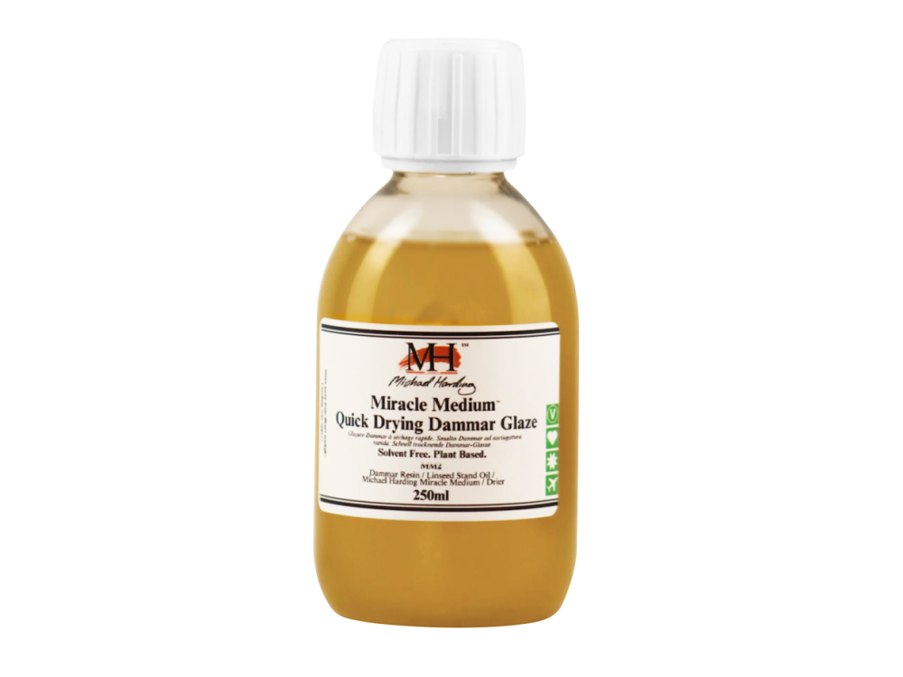 Quick drying dammar glaze Miracle Medium MM2 - Michael Harding - 250 ml
