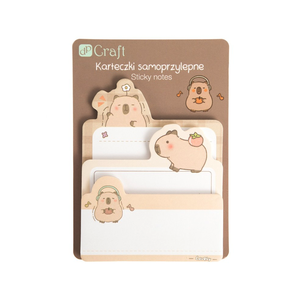 Sticky notes Capybara - DpCraft - 30 pcs.