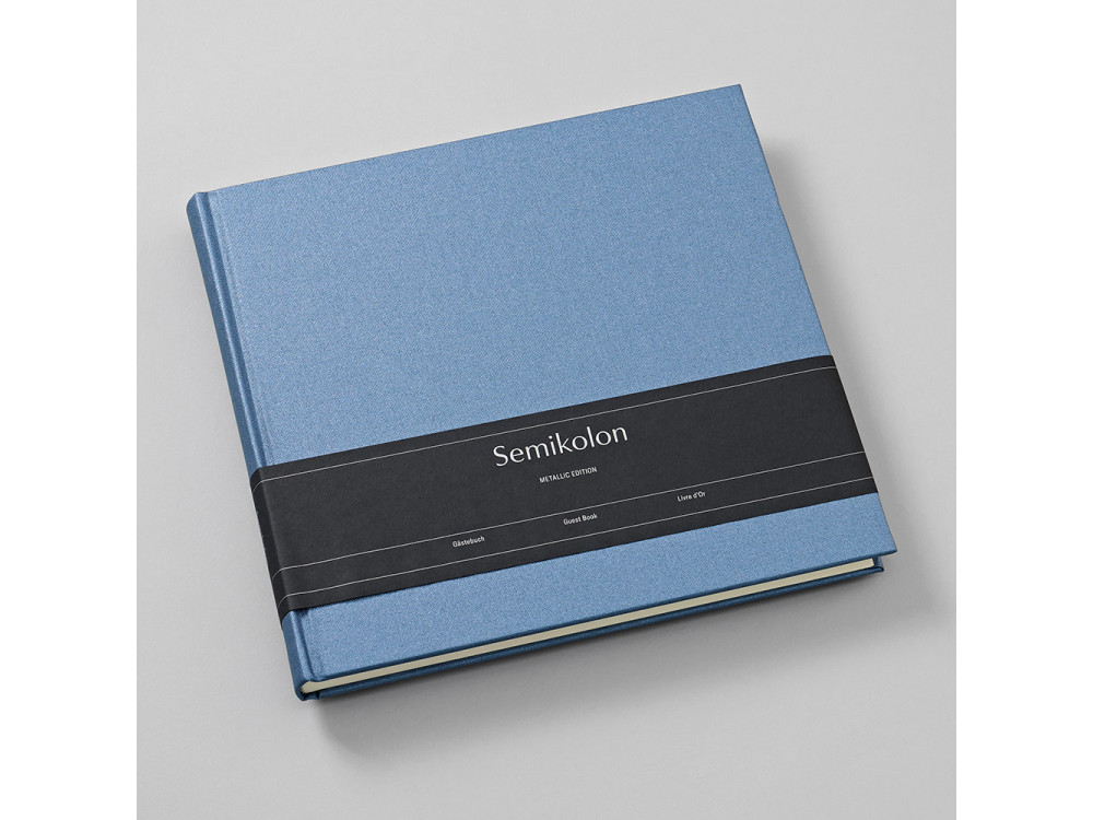 Guest book Heritage Line Metallic - Semikolon - Electric Midnight