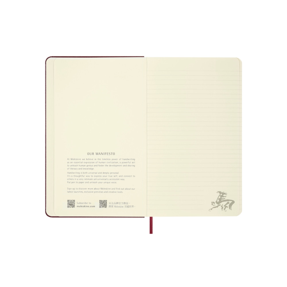 Notatnik w linie 2026 Year of the Horse Vegea Box - Moleskine