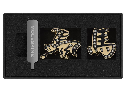 Crystal Pins Year of the Horse - Moleskine - 2 pcs.