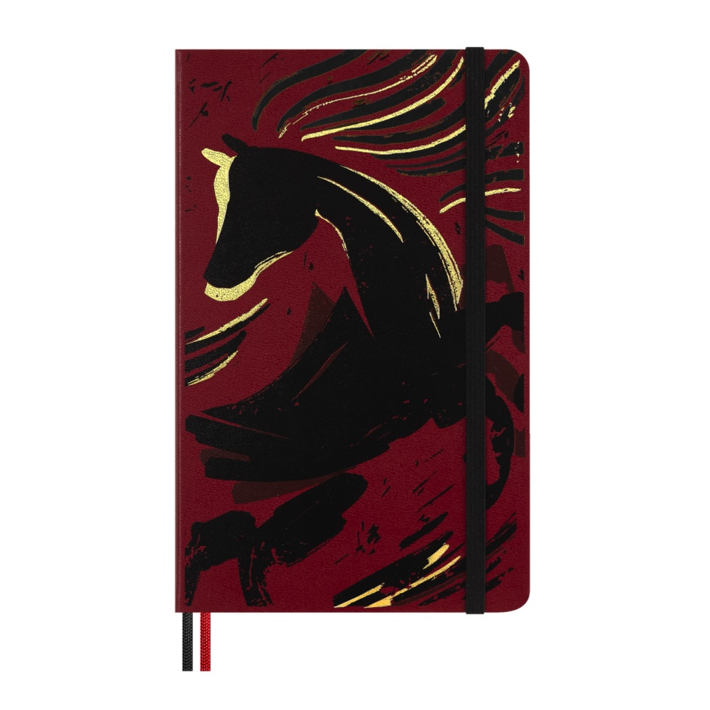 Notatnik w linie 2026 Year of the Horse Box - Moleskine - Red Fire Horse
