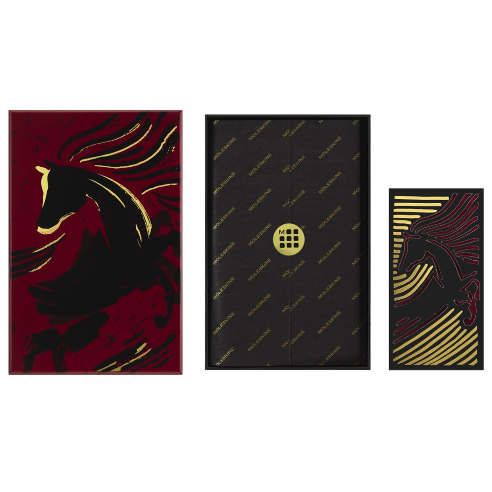 Ruled notebook 2026 Year of the Horse Box - Moleskine - Red Fire Horse
