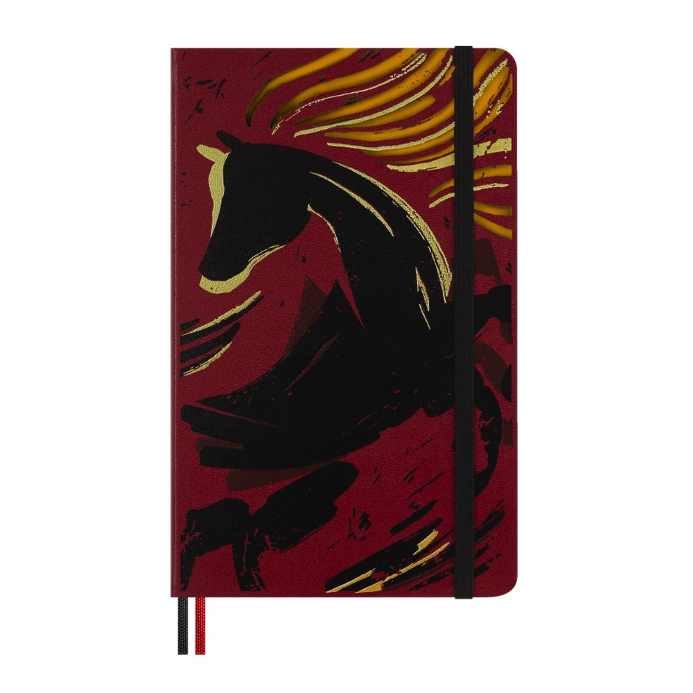 Notatnik w linie 2026 Year of the Horse Box - Moleskine - Red Fire Horse