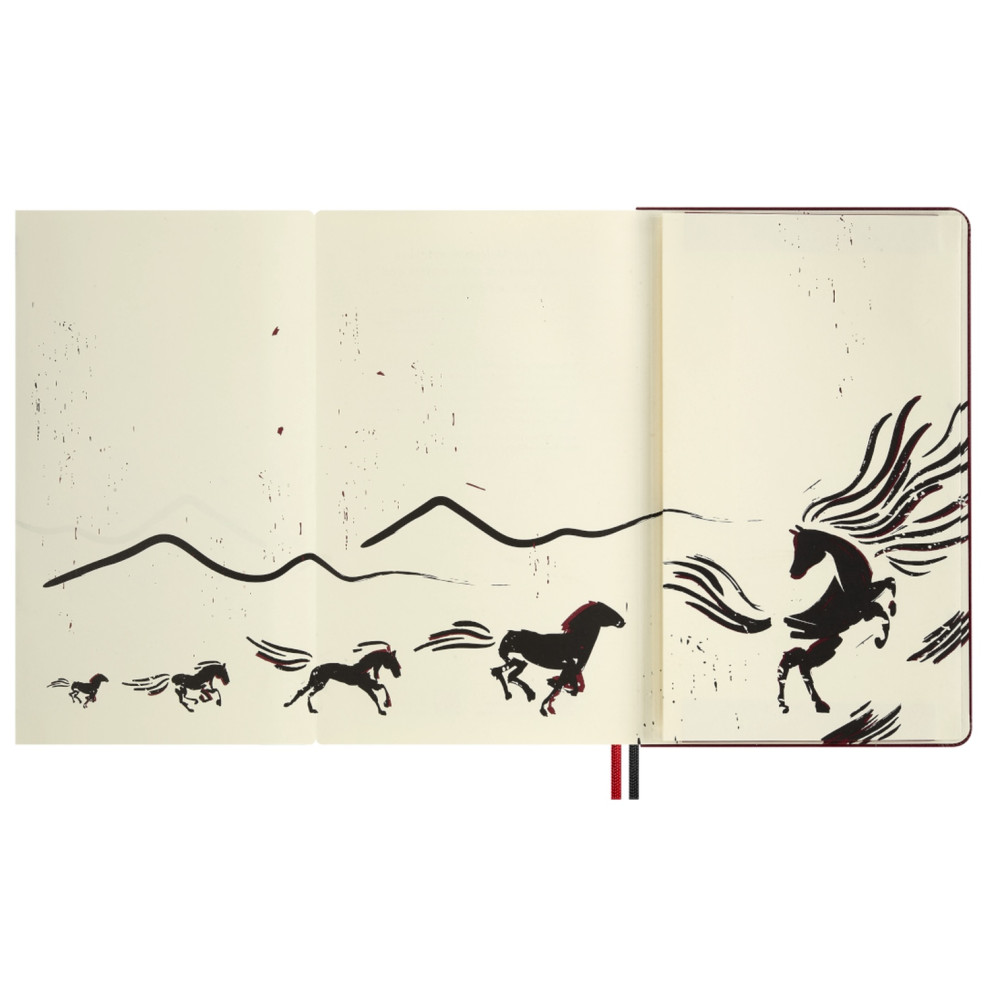 Notatnik w linie 2026 Year of the Horse Box - Moleskine - Red Fire Horse