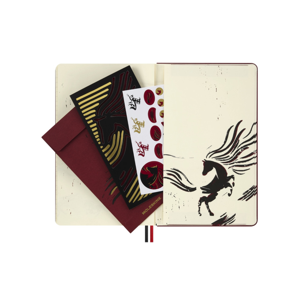 Ruled notebook 2026 Year of the Horse Box - Moleskine - Red Fire Horse