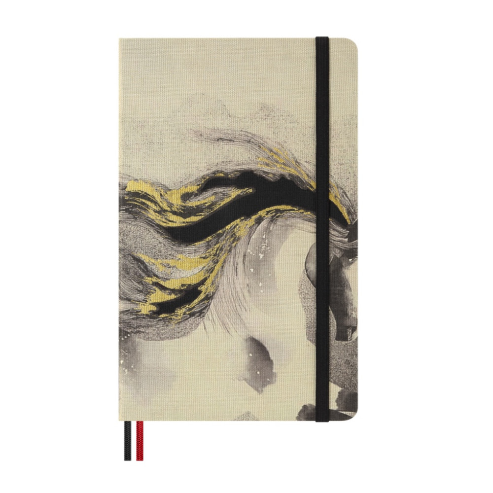 Notatnik w linie 2026 Year of the Horse - Moleskine - White Fire Horse