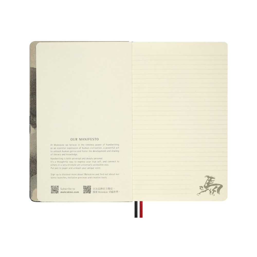 Ruled notebook 2026 Year of the Horse - Moleskine - White Fire Horse