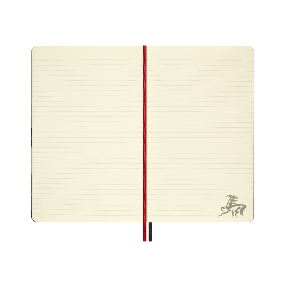 Notatnik w linie 2026 Year of the Horse - Moleskine - White Fire Horse