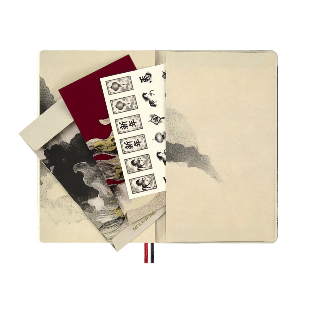Ruled notebook 2026 Year of the Horse - Moleskine - White Fire Horse