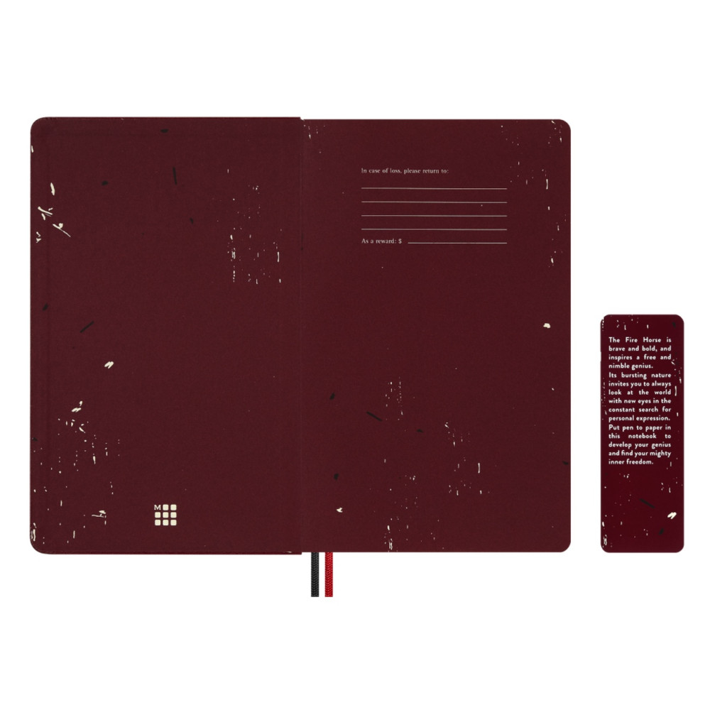 Ruled notebook 2026 Year of the Horse - Moleskine - Red Fire Horse