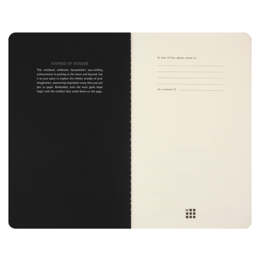 Zestaw zeszytów gładkich Cahier NASA edycja limitowana 13 x 21 cm - Moleskine - 2 szt.