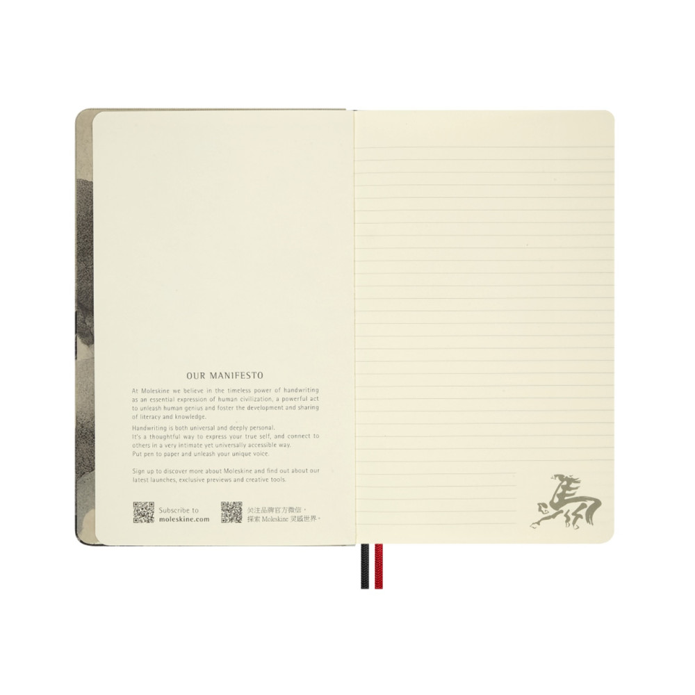 Ruled notebook 2026 Year of the Horse Box - Moleskine - White Fire Horse