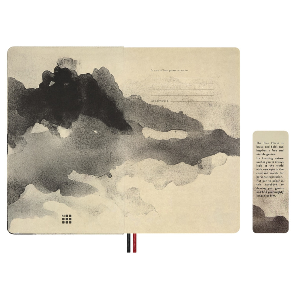 Ruled notebook 2026 Year of the Horse Box - Moleskine - White Fire Horse