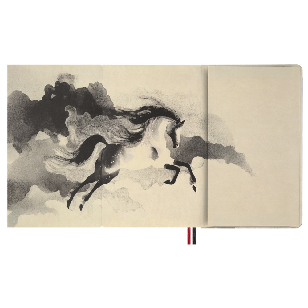 Notatnik w linie 2026 Year of the Horse Box - Moleskine - White Fire Horse