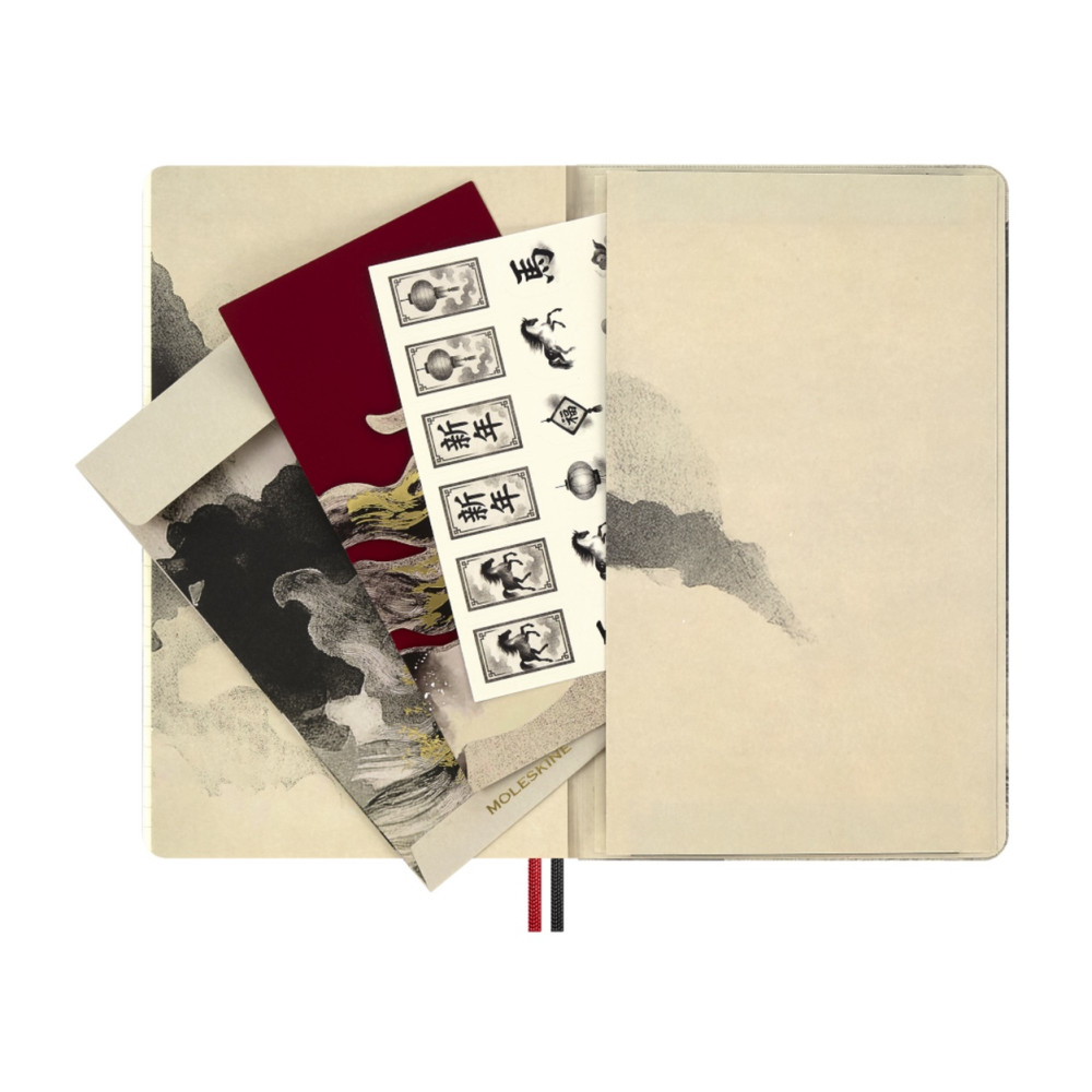 Ruled notebook 2026 Year of the Horse Box - Moleskine - White Fire Horse
