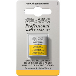Farba akwarelowa Professional w półkostce - Winsor & Newton - Cadmium Yellow Deep