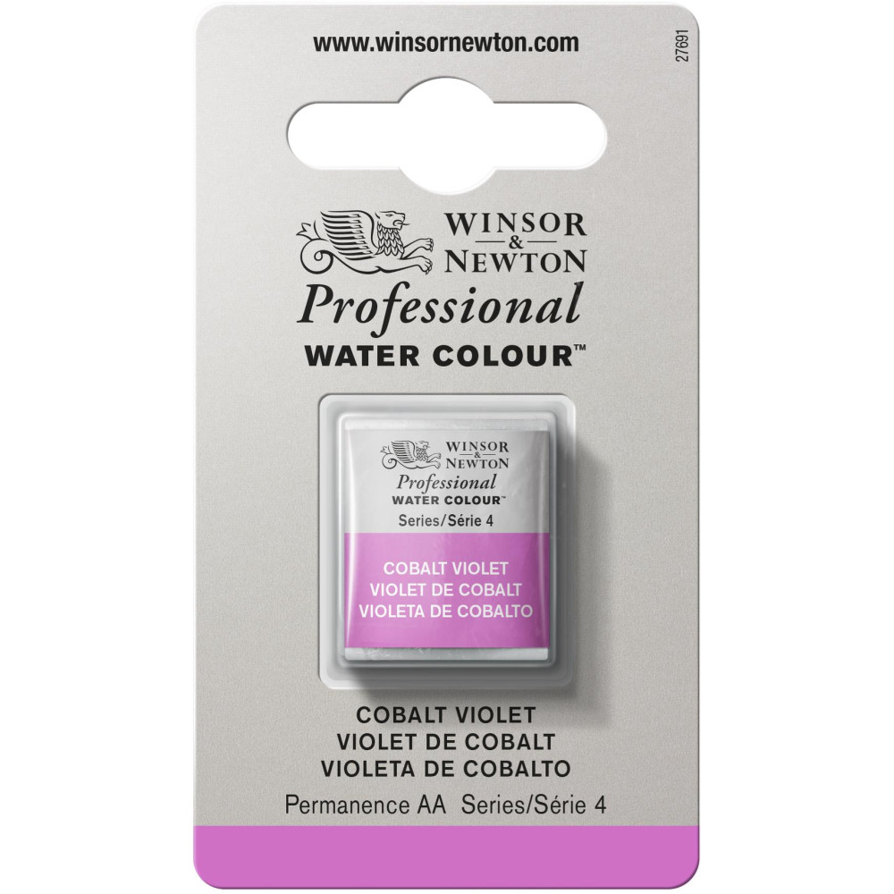 Professional Watercolor half-pan - Winsor & Newton - Cobalt Violet