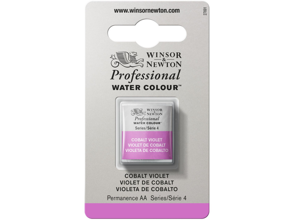 Farba akwarelowa Professional w półkostce - Winsor & Newton - Cobalt Violet