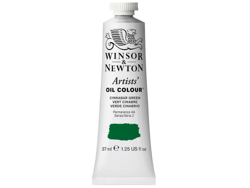 Farba olejna Artists' Oil Colour - Winsor & Newton - Cinnabar Green 37 ml