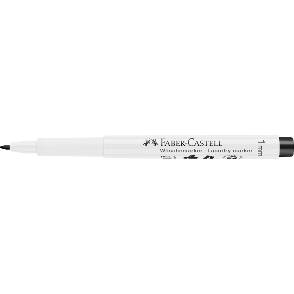 Marker do tkanin - Faber-Castell - czarny