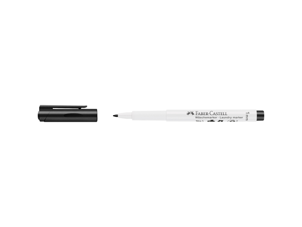 Marker do tkanin - Faber-Castell - czarny
