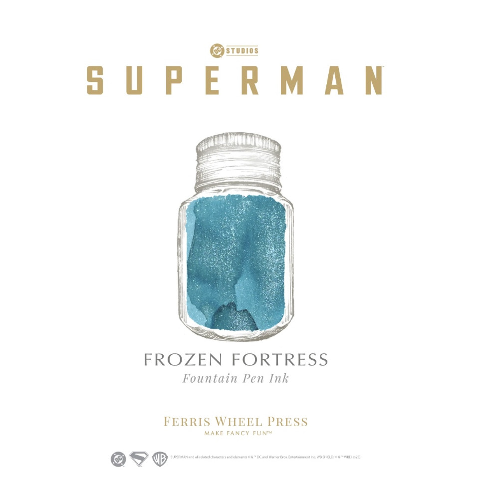 Calligraphy ink Superman - Ferris Wheel Press - Frozen Fortress 28 ml